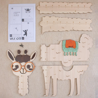 Metro Crescita Legno AlpaLoca | Segna Altezza Bambini