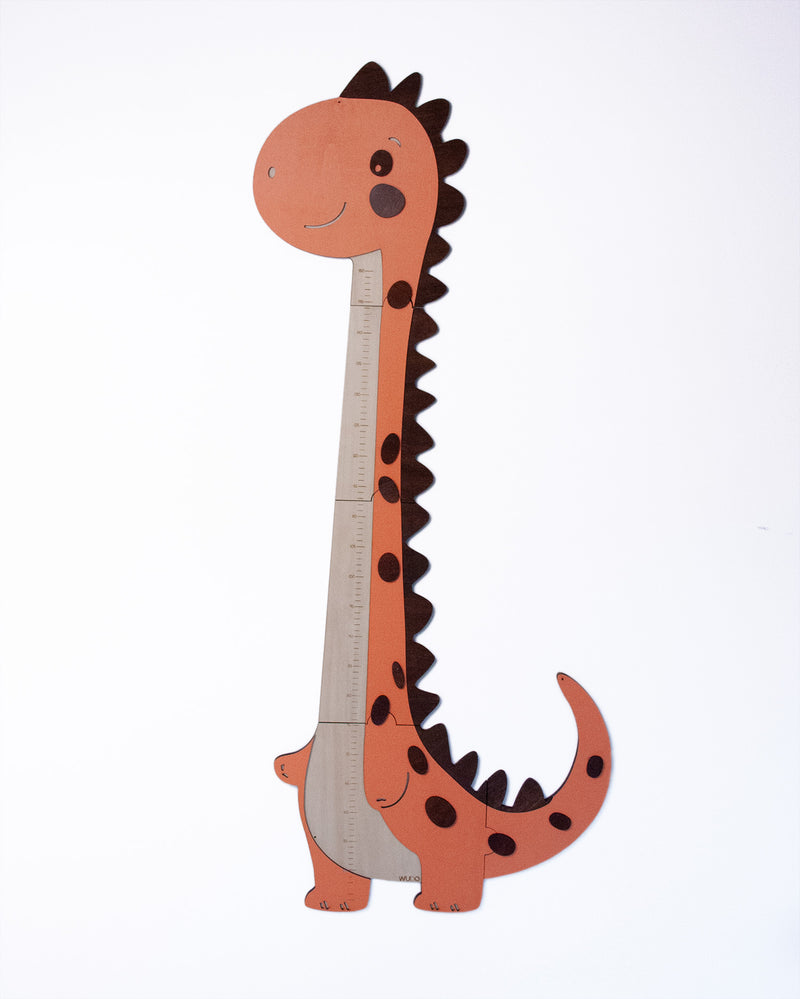 Metro crescita MangoSauro — dinosauro in legno