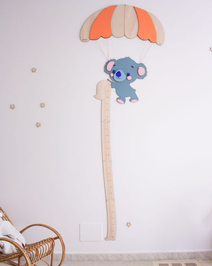 Metro Crescita Legno Alice l'esploratrice | Segna Altezza Bambini