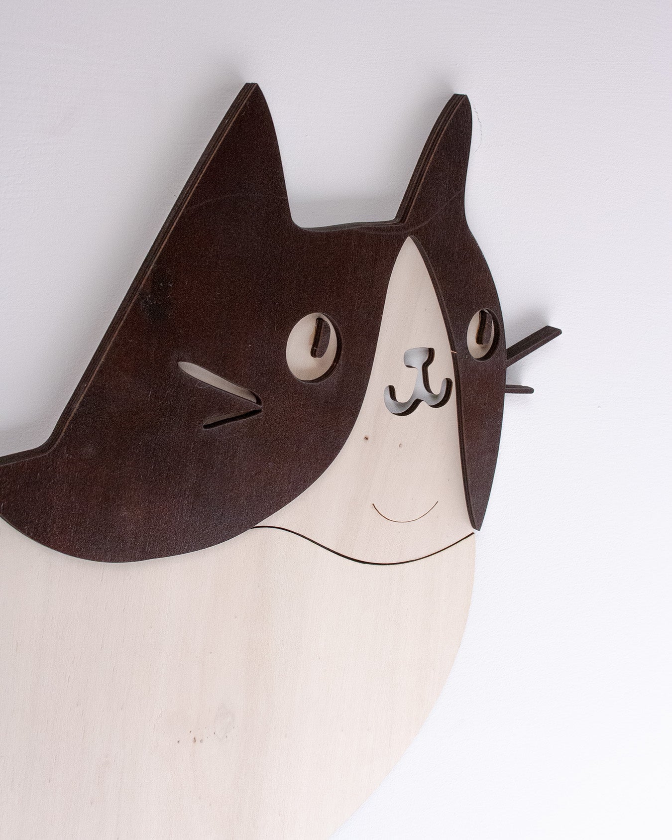 Metro Crescita Legno Bettina la Gattina | Segna Altezza Bambini