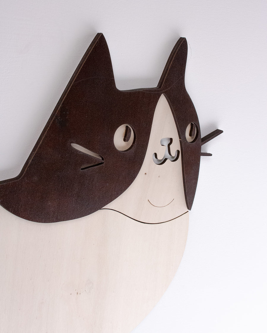 Metro Crescita Legno Bettina la Gattina | Segna Altezza Bambini