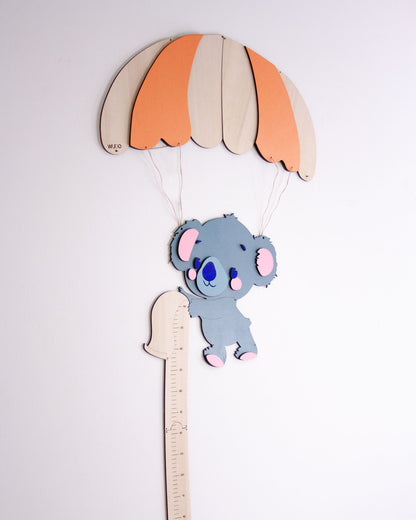 Metro Crescita Legno Alice l'esploratrice | Segna Altezza Bambini