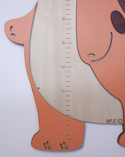 Metro Crescita Legno MangoSauro | Segna Altezza Bambini