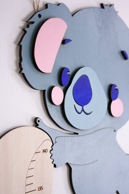 Metro Crescita Legno Alice l'esploratrice | Segna Altezza Bambini