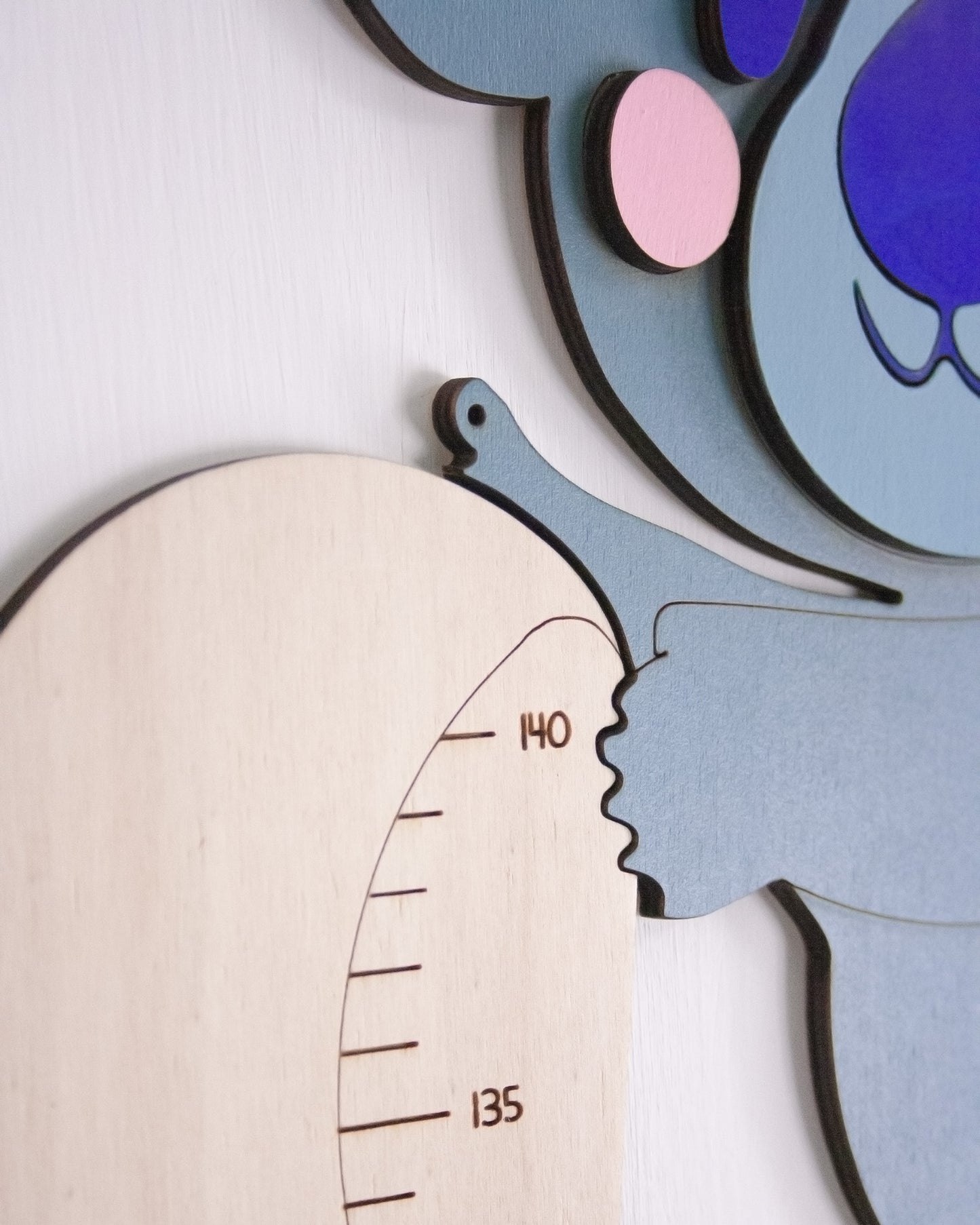 Metro Crescita Legno Alice l'esploratrice | Segna Altezza Bambini