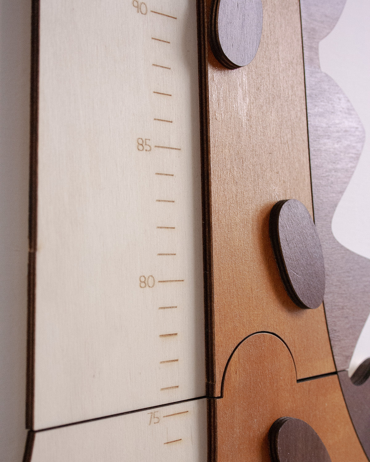 Metro Crescita Legno Brontometro | Segna Altezza Bambini