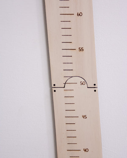 Metro Crescita Legno Alice l'esploratrice | Segna Altezza Bambini