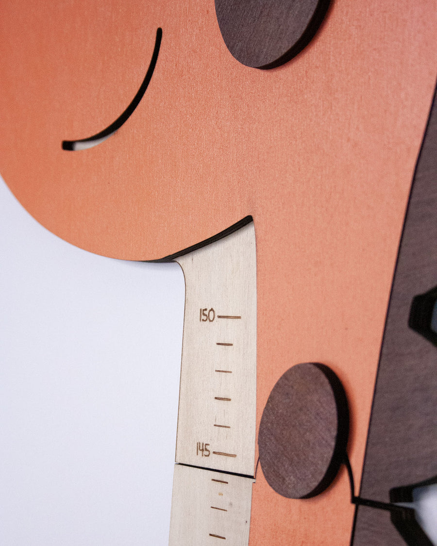 Metro Crescita Legno MangoSauro | Segna Altezza Bambini