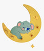 Appendiabiti in legno Kumi – koala sulla luna | Sogni d’Oro