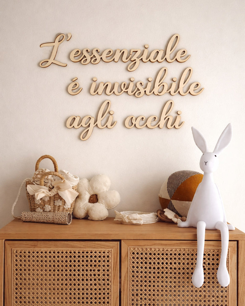 Scritte in legno
