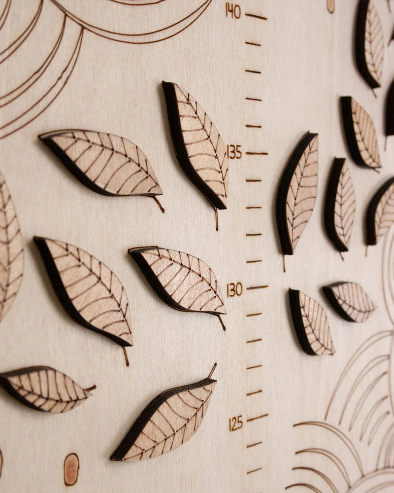 Metro crescita Lello Alberello — albero in legno