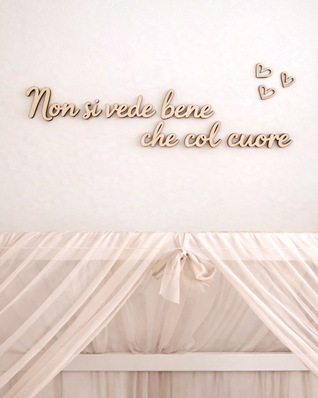 Frase Piccolo Principe in legno decorazione cameretta idea regalo originale